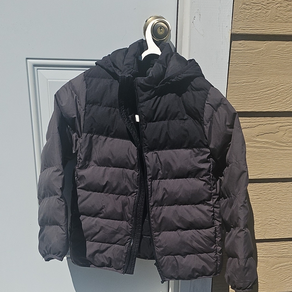 Kids Black Puffer Jacket